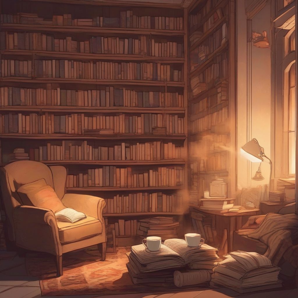 Books and Coffee Cups