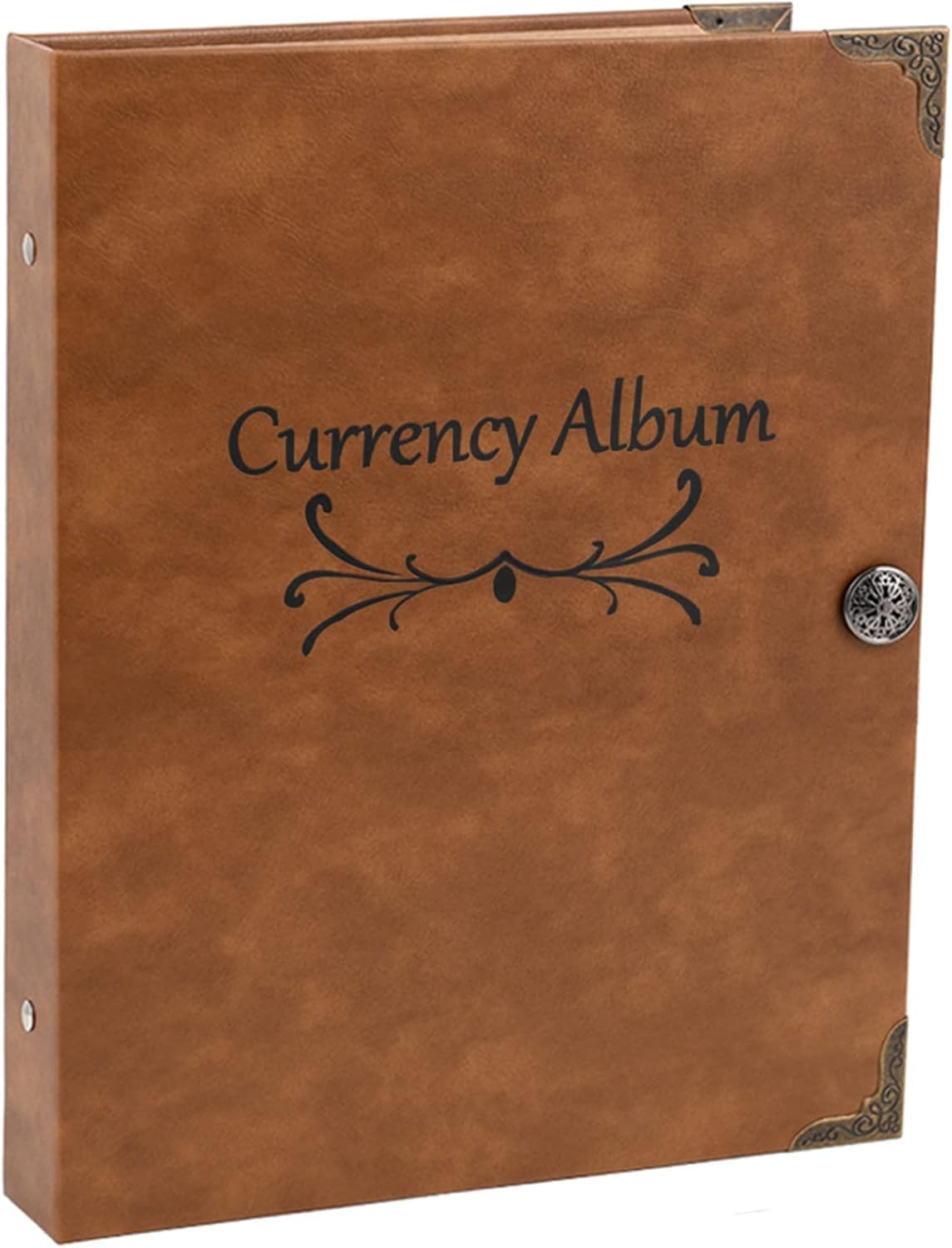 120 Pockets Currency Album + 150 Pockets Coin Collecting Album, Paper Money Banknote Collection Book Bills Holders Supplies for Collectors (40+5 Sheets)