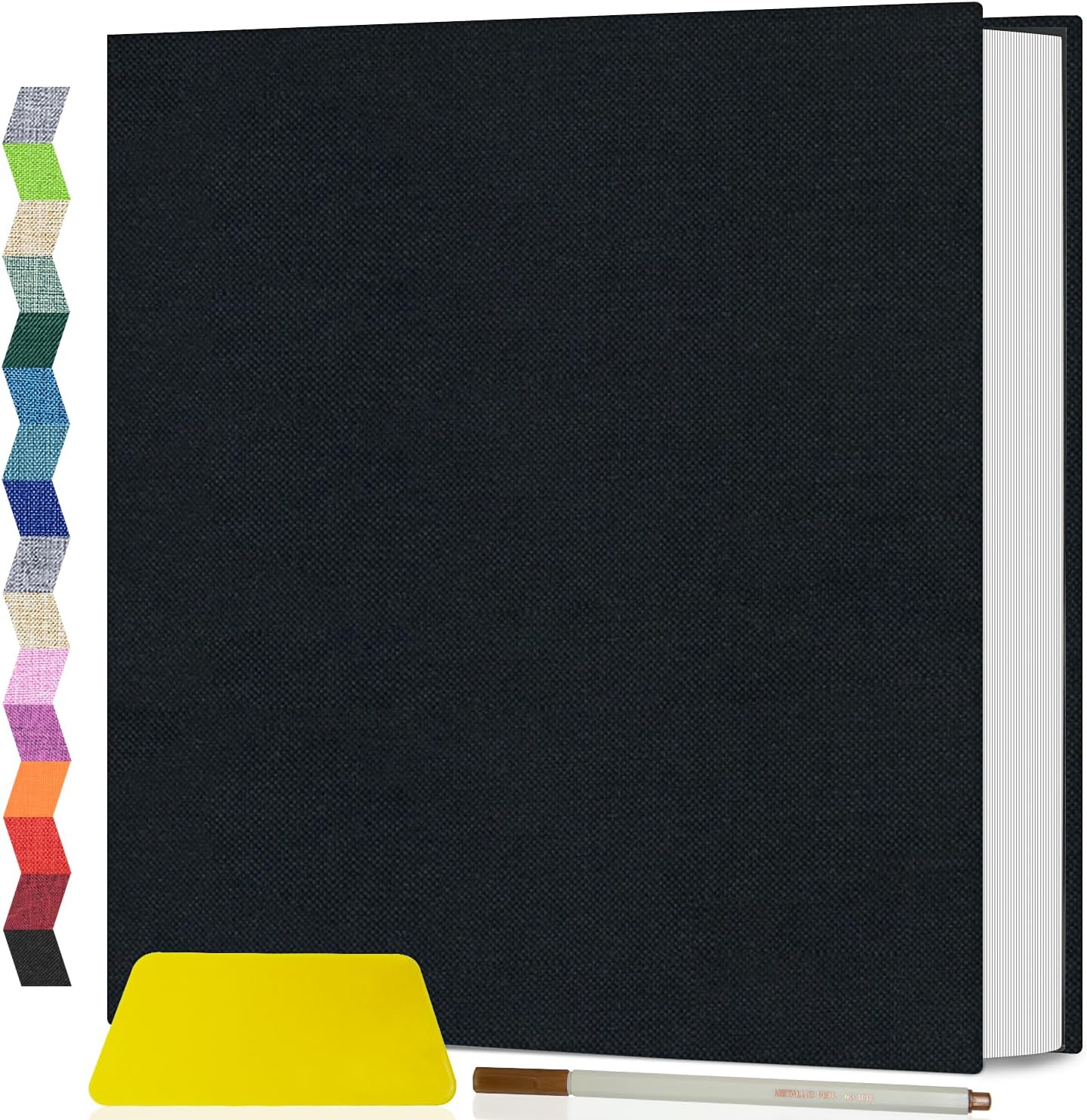Popotop Photo Album Self Adhesive Scrapbook Album for 4x6 5x7 8x10 Pictures DIY Photo Book,Birthday Gifts for Women Mom,Wedding Baby Family Travel