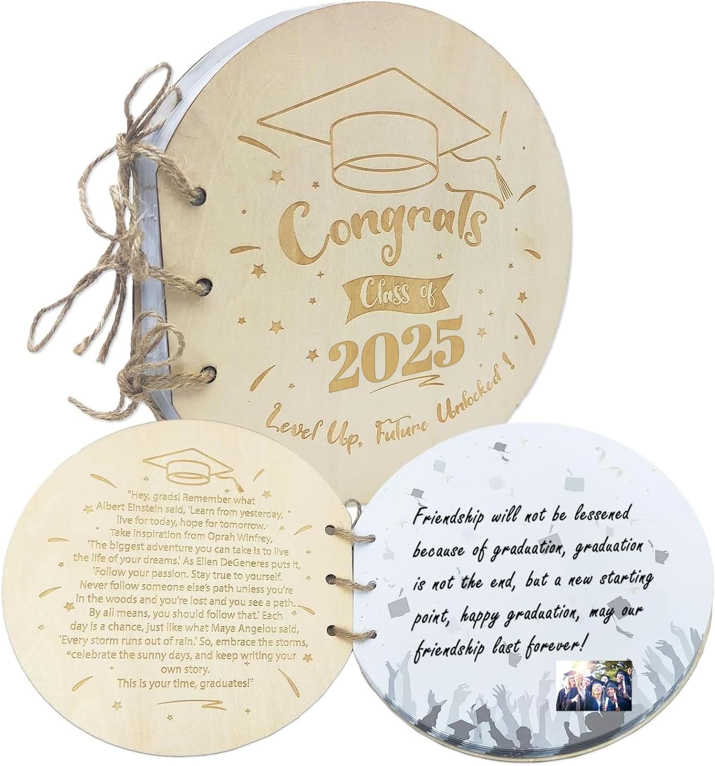 Graduation Guest Book 2025, 80 Pages Graduation Book Is Suitable for Graduation Party, Collect The Blessings from Your Classmates And Friends, And Save The Unforgettable Campus Memories in The Guestbo