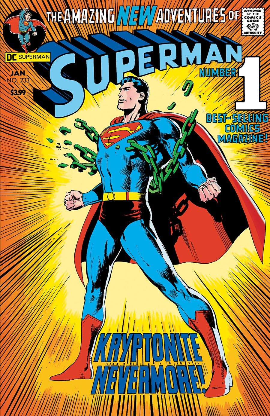 Superman (1st Series) #233A VF/NM ; DC comic book | Facsimile Edition Neal Adams
